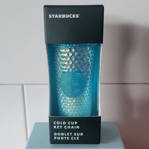 Starbucks 2023 Blue Ombre Cold Cup Key Chain Ornament